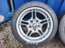 Style 66 Jantes en alliage BMW 17 pouces Pneus slick Nankang Ar1 pour journée sur circuit Z3 Z4
