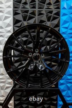 Toutes nouvelles jantes alliage noires brillantes de remplacement style Audi RS6 19 Voursprung