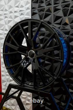 Toutes nouvelles jantes alliage noires brillantes de remplacement style Audi RS6 19 Voursprung