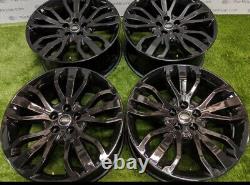 Véritables jantes en alliage noir de 21 pouces pour Range Rover Sport L494 L320 Style 21, 275/45r21