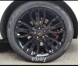 Véritables jantes en alliage noir de 21 pouces pour Range Rover Sport L494 L320 Style 21, 275/45r21