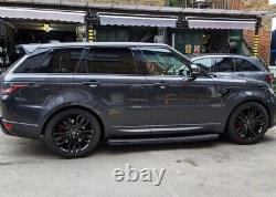 Véritables jantes en alliage noir de 21 pouces pour Range Rover Sport L494 L320 Style 21, 275/45r21