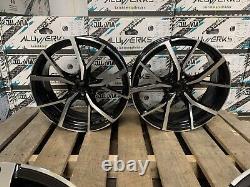 X4 18 Jantes en alliage de style Adelaide pour VW Golf R, Golf GTD, GTI, Caddy, Passat, Audi