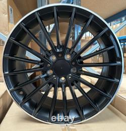 X4 18 Premium Mercedes Jantes en Alliage Style 332 A C CLA GLA Vito Noir 8J Et45 C
