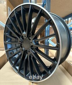 X4 18 Premium Mercedes Jantes en Alliage Style 332 A C CLA GLA Vito Noir 8J Et45 C