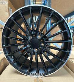 X4 18 Premium Mercedes Jantes en Alliage Style 332 A C CLA GLA Vito Noir ML 8J C