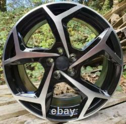 X4 18 Vw Jantes en Alliage Style Bonneville Golf GTD GTI Caddy Passat Audi Seat