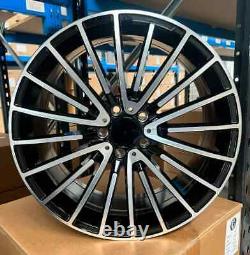 X4 19 Premium Mercedes 332 Style Jantes en Alliage Noir MF 8.5J A C CLA GLA Vito