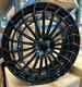 X4 Jantes Alliage Style Maybach 299 18" Pour Mercedes A, C, Cla, Gla, Vito, Noir Brillant 8j