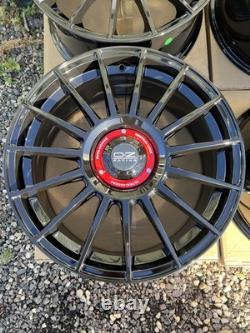 X4 Jantes en Alliage 18 OZ 2 Style VW Golf Caddy Audi A3 TT Noires 5x112
