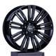 X4 Jantes Alliage Style 9007 Gloss Black 22 Pour Range Rover Sport L494 2013-2021
